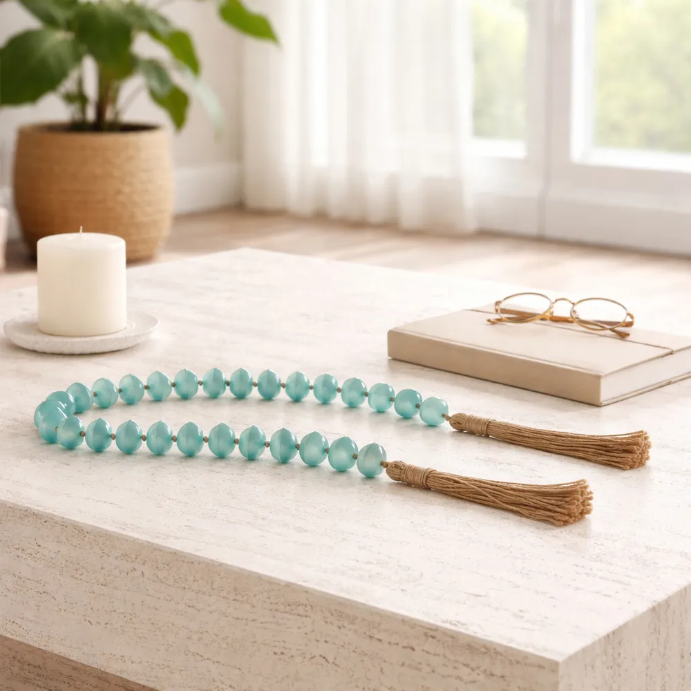 FLORAFIELD BLUE BEAD 2 (IN)