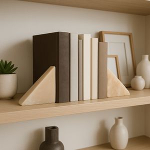 EMORYWORTH SET OF 2 ORANGE BOOKENDS 5 (IN) 10