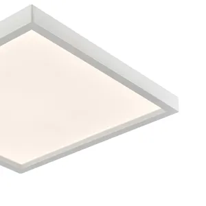Titan 15'' Wide Integrated LED Down Light - Square White 4