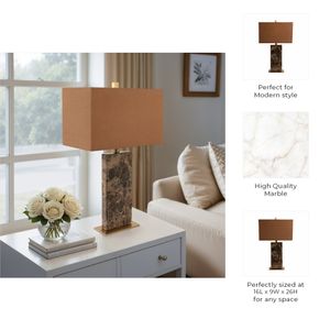RUTHWOOD BROWN LAMP 27 (IN) 9