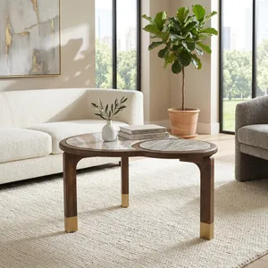 MORTONFIELD BROWN COFFEE TABLE 17 (IN) 5