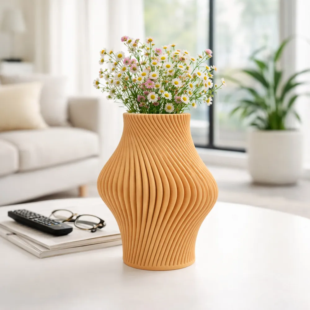 DILLONVALE BROWN VASE 11 (IN)