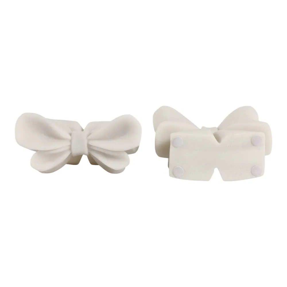 NORMACROSS SET OF 2 WHITE BOOKENDS 7 (IN)