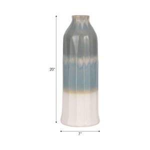 CARVERPORT BLUE VASE 20 (IN) 8