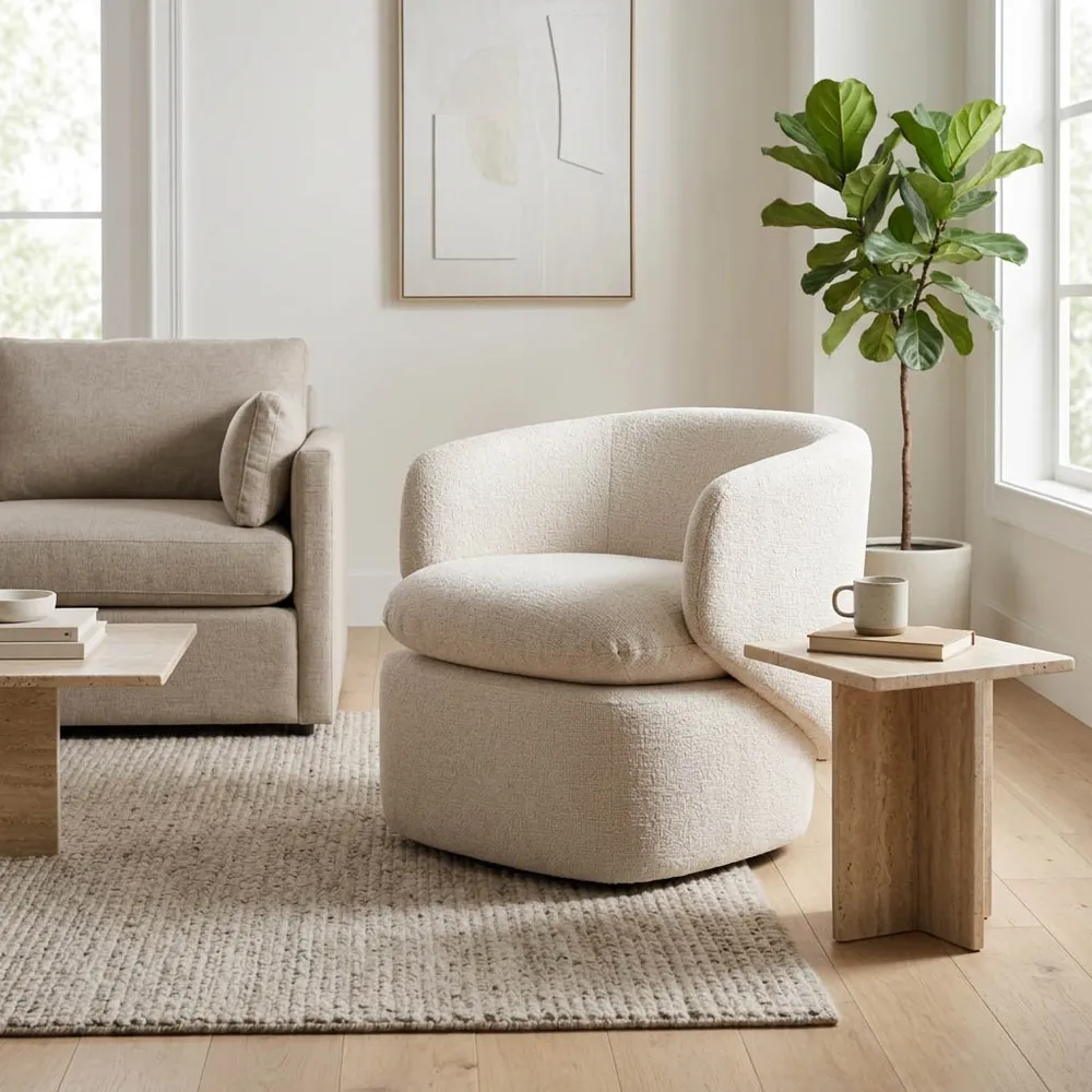 RHEAFIELD IVORY CHAIR 28 (IN)
