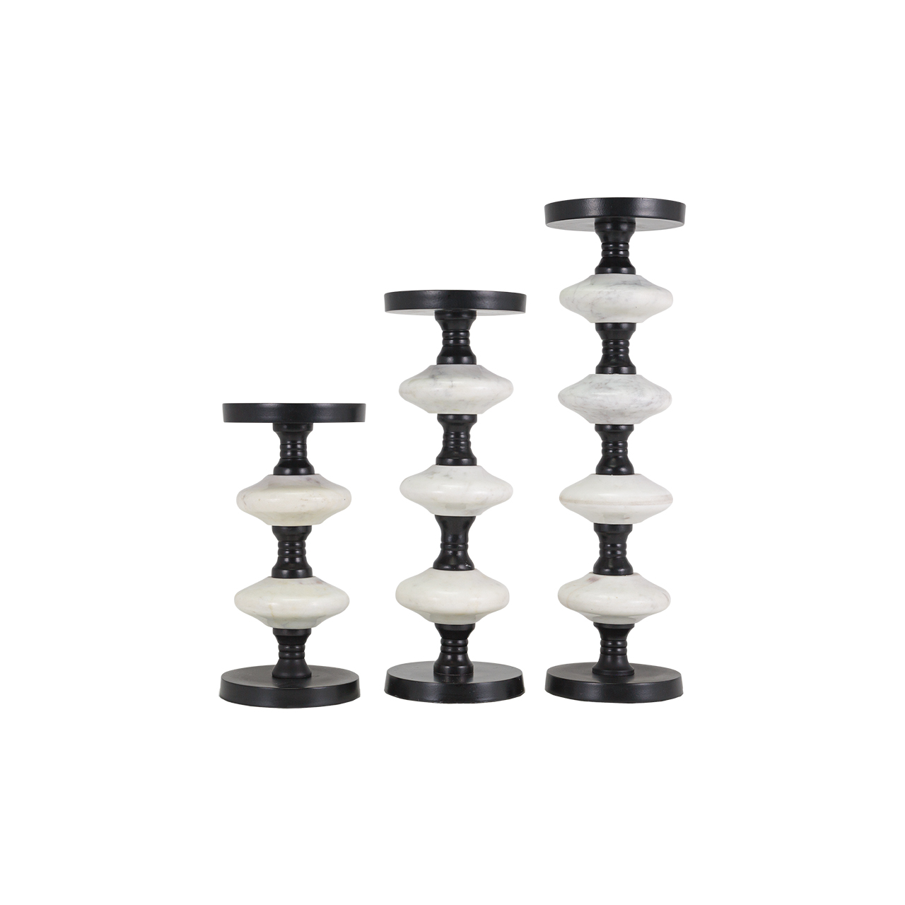 Verona Candleholders -Set 3 2