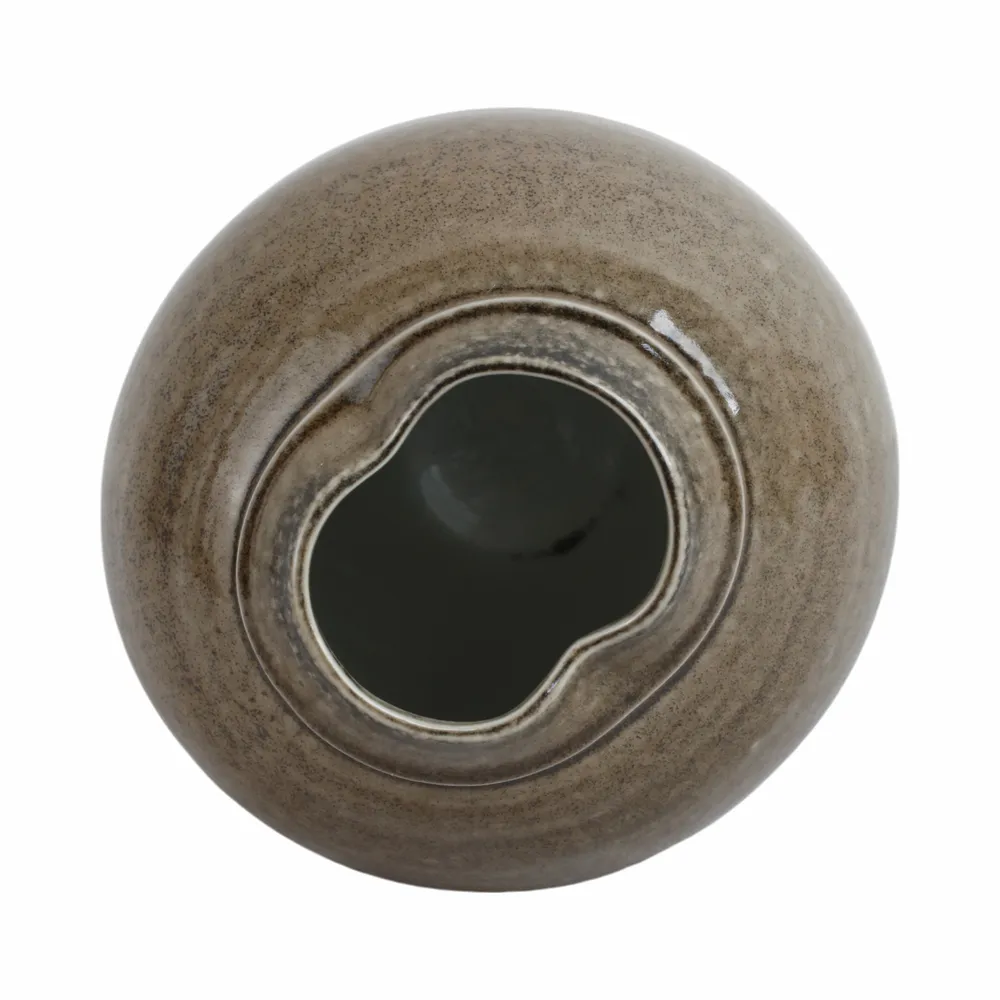 BROGANFORD BROWN VASE 11 (IN)
