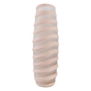 SAMSONWICK IVORY GLASS VASE 13 (IN) 5