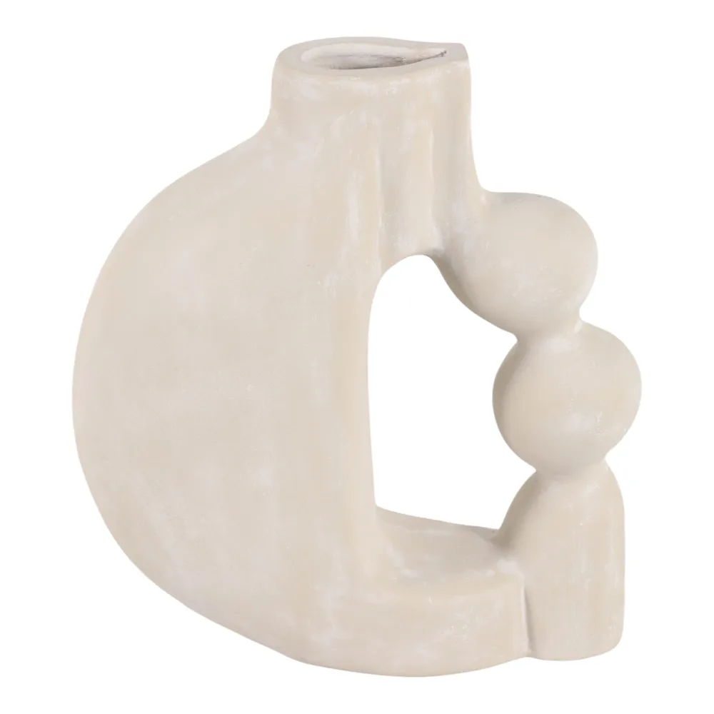 FERNMOOR IVORY VASE 14 (IN)