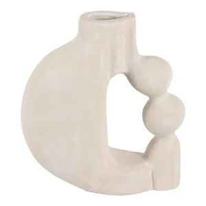 FERNMOOR IVORY VASE 14 (IN) 6