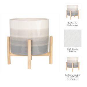 NOLOAK BEIGE PLANTER 14 (IN) 11
