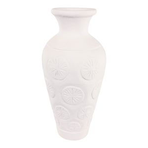 NASHFIELD WHITE VASE 22 (IN) 5