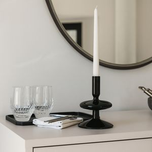ELLENLAND BLACK CANDLE HOLDER 5 (IN) 10