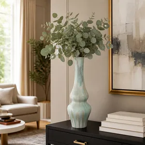 HADFIELDHOLM GREEN VASE 20 (IN) 12