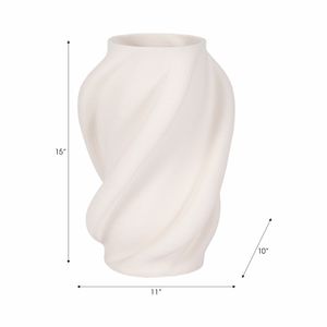 DALEYWORTH WHITE VASE 15 (IN) 8