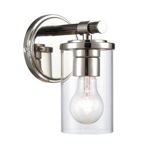 Burrow 5'' Wide 1-Light Vanity Light - Polished Nickel 1