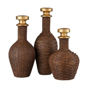 Duin Bottle - Set of 3 Brown 1