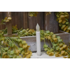 White LED Taper Candle 6in 2