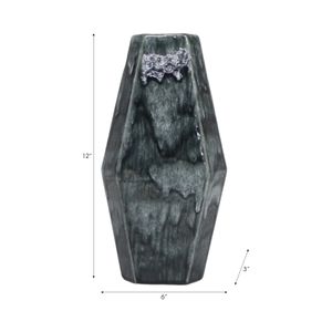 EASTONBURN GREEN VASE 12 (IN) 7