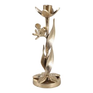 HOLLYMOOR GOLD CANDLE HOLDER 9 (IN) 1