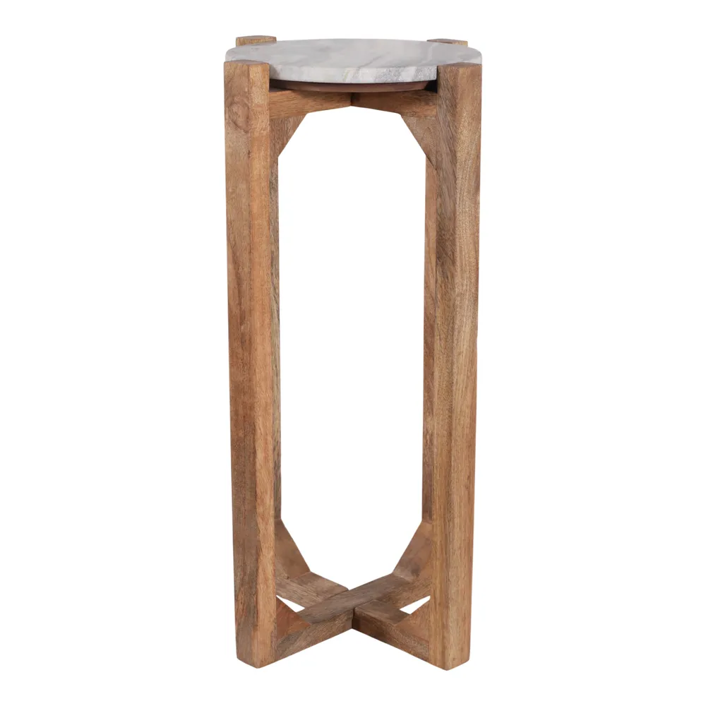 ELWYNOAK IVORY ACCENT TABLE 24 (IN)