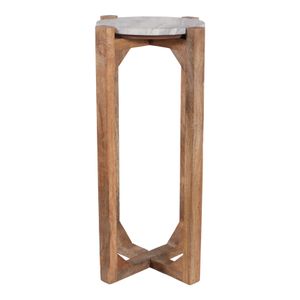 ELWYNOAK IVORY ACCENT TABLE 24 (IN) 3