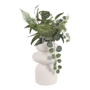 DUTTONDALE WHITE VASE 12 (IN) 3