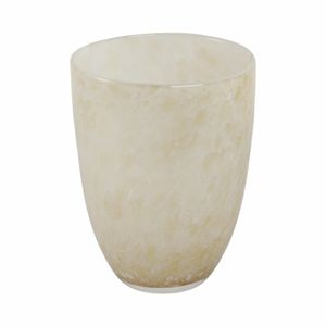 GORTONMOOR IVORY GLASS VASE 9 (IN) 4