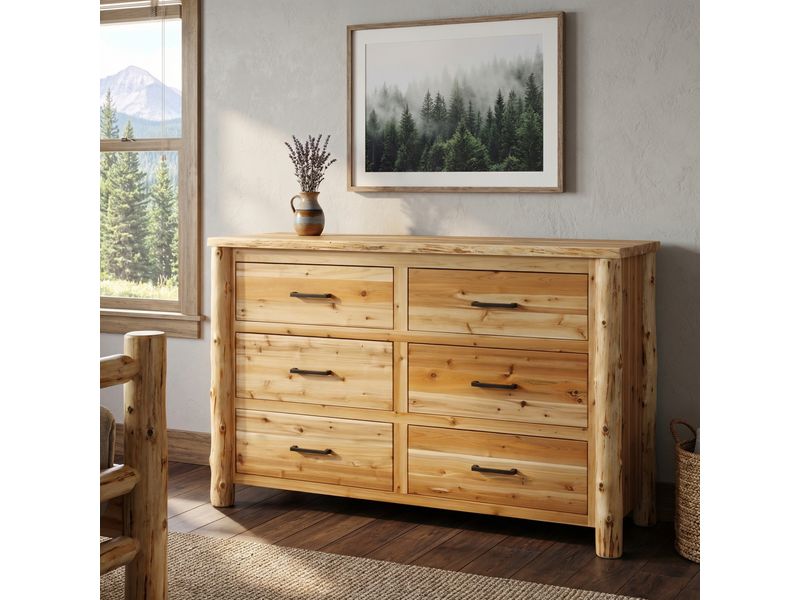 Headwaters Six Drawer Dresser - Natural - Premium Line 1