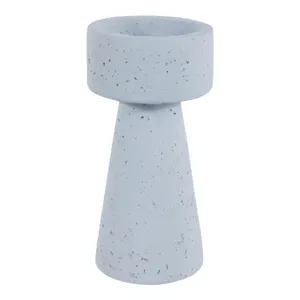 CARLIN BLUE CANDLE HOLDER 8 (IN) 1