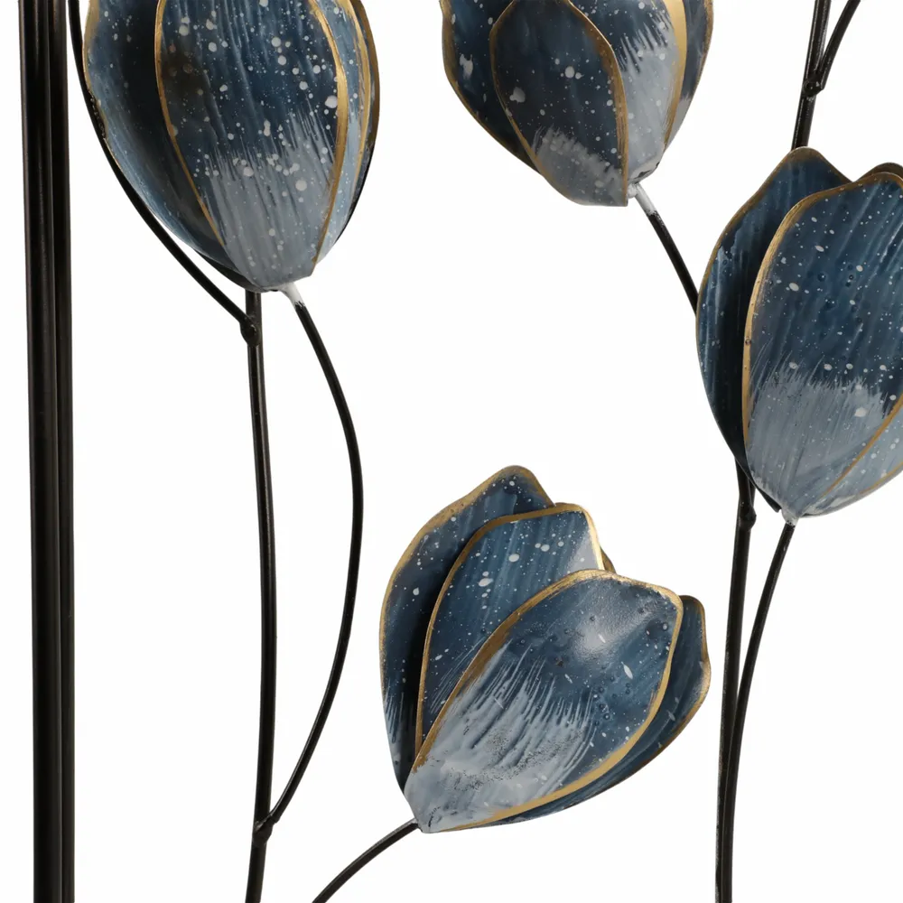 TANNERBEACH SET OF 2 BLUE METAL WALL 32 (IN)