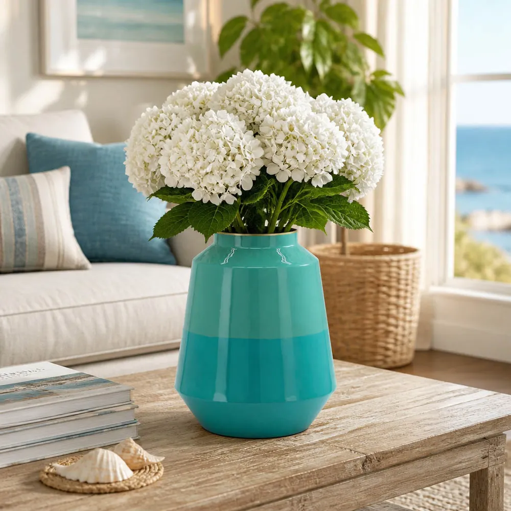 HELENAGROVE GREEN VASE 12 (IN)