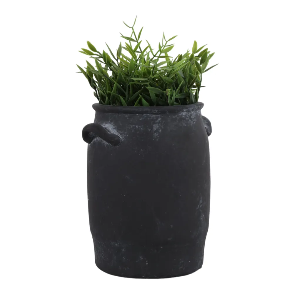 FRAZERCROSS BLACK VASE 9 (IN)