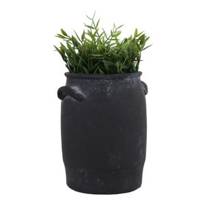 FRAZERCROSS BLACK VASE 9 (IN) 3