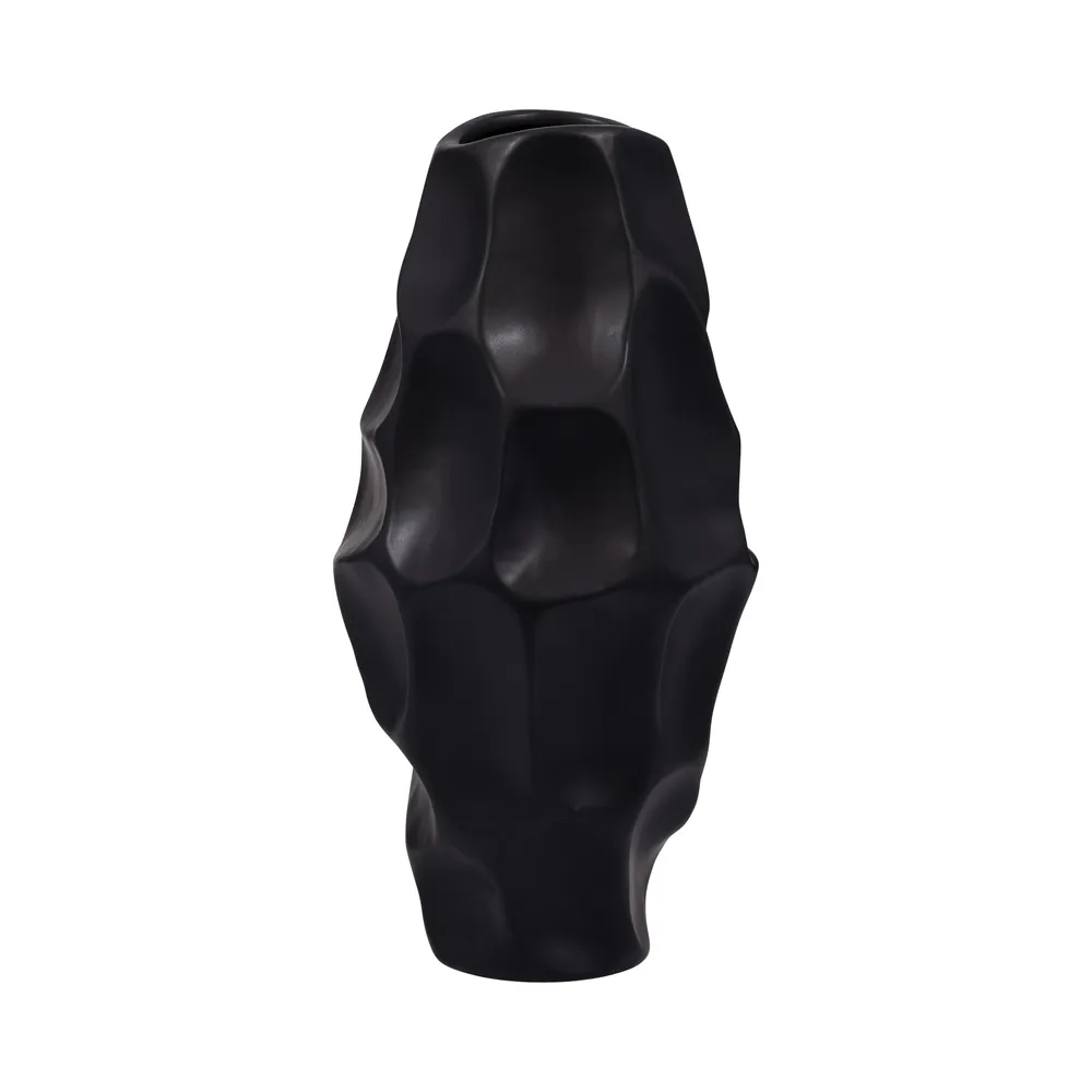 ELWYNSIDE BLACK VASE 16 (IN)