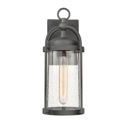 Catalonia 13.5″ High 1-Light Outdoor Sconce - Distressed Zinc