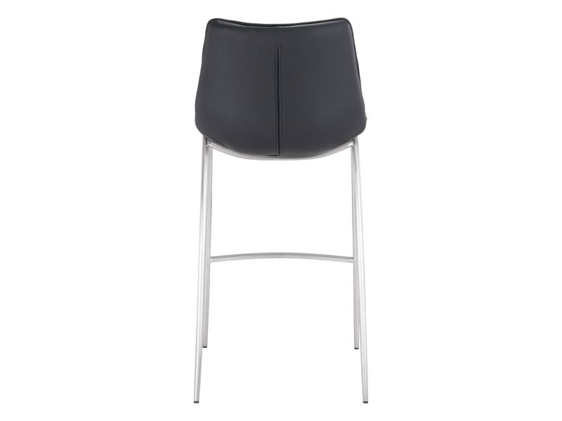 Magnus Barstool Black & Silver 5