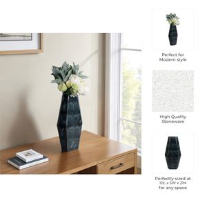 EASTONBURN GREEN VASE 21 (IN) 10