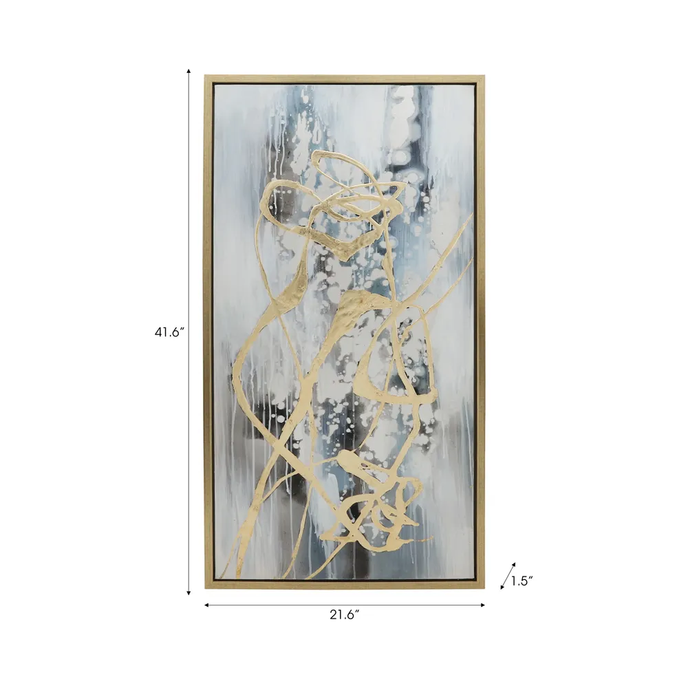 SHAYVALE SET OF 3 BLUE ART 42 (IN)