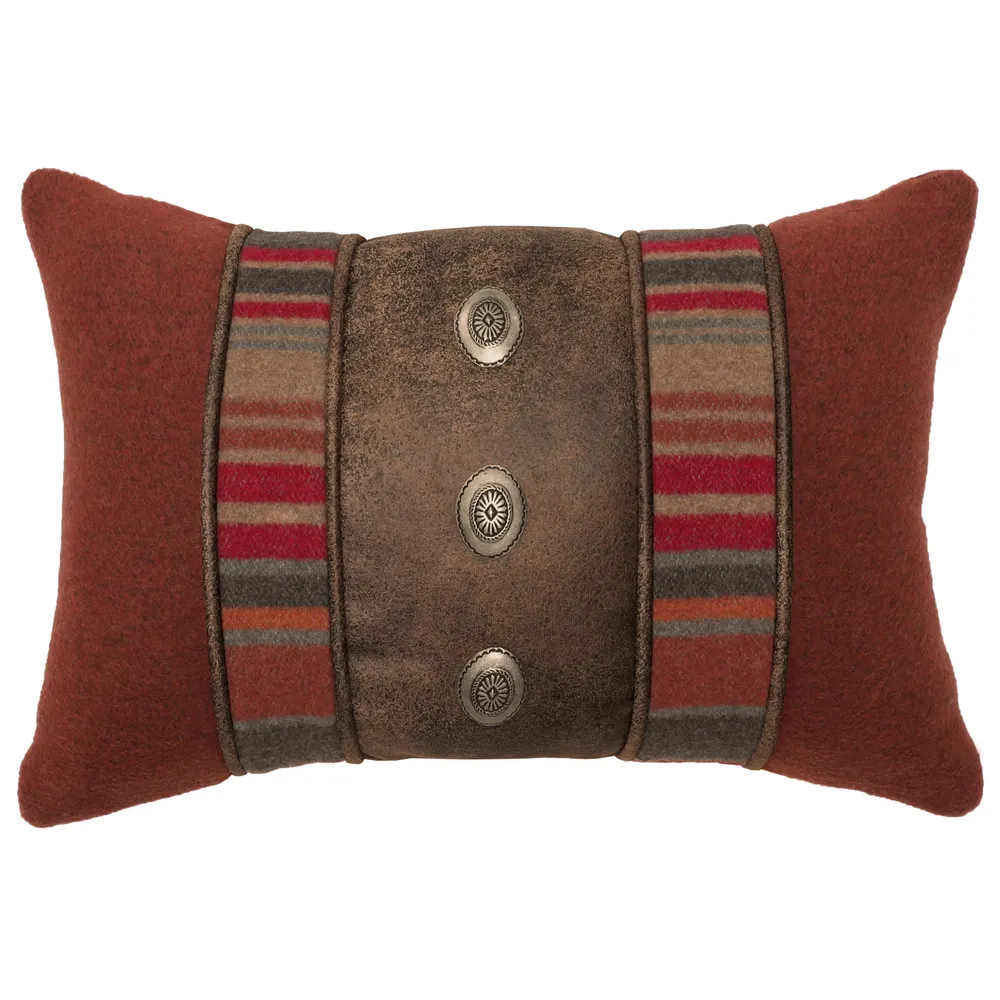 Hudson Garnet Pillow 14x20