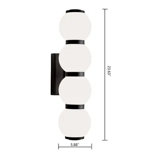 Celeste 24'' High Integrated LED Sconce - Matte Black 2