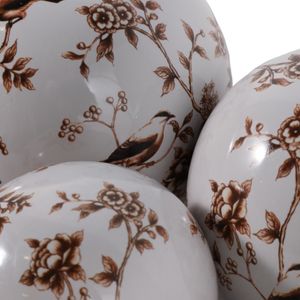 MAXBROOK SET OF 3 BROWN ORBS 6 (IN) 6