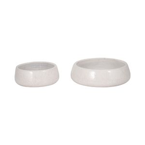 HOLLISHOLM SET OF 2 WHITE BOWLS 4 (IN) 3
