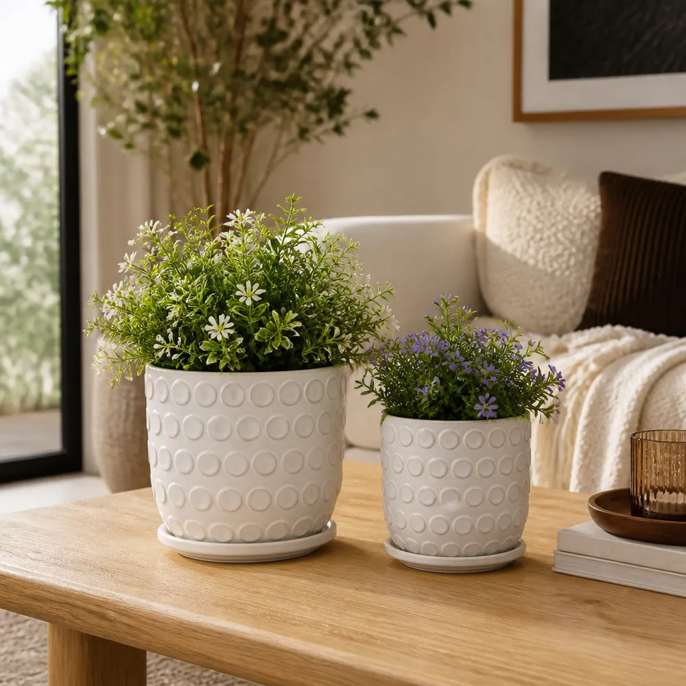 FIONAOAK SET OF 2 PLANTER 7 (IN)