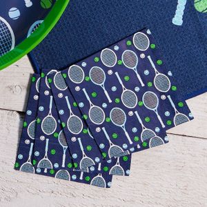 Tennis Paper Cocktail Napkins (Pack of 25) 3
