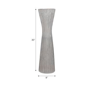 HANKHOLM WHITE VASE 31 (IN) 8