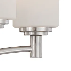 Pittman 24'' Wide 5-Light Chandelier - Brushed Nickel 2
