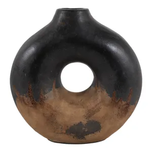HANKPORT BLACK VASE 10 (IN) 1