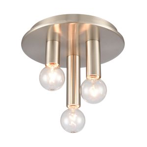Pepper 8'' Wide 3-Light Flush Mount - Brushed Nickel 6