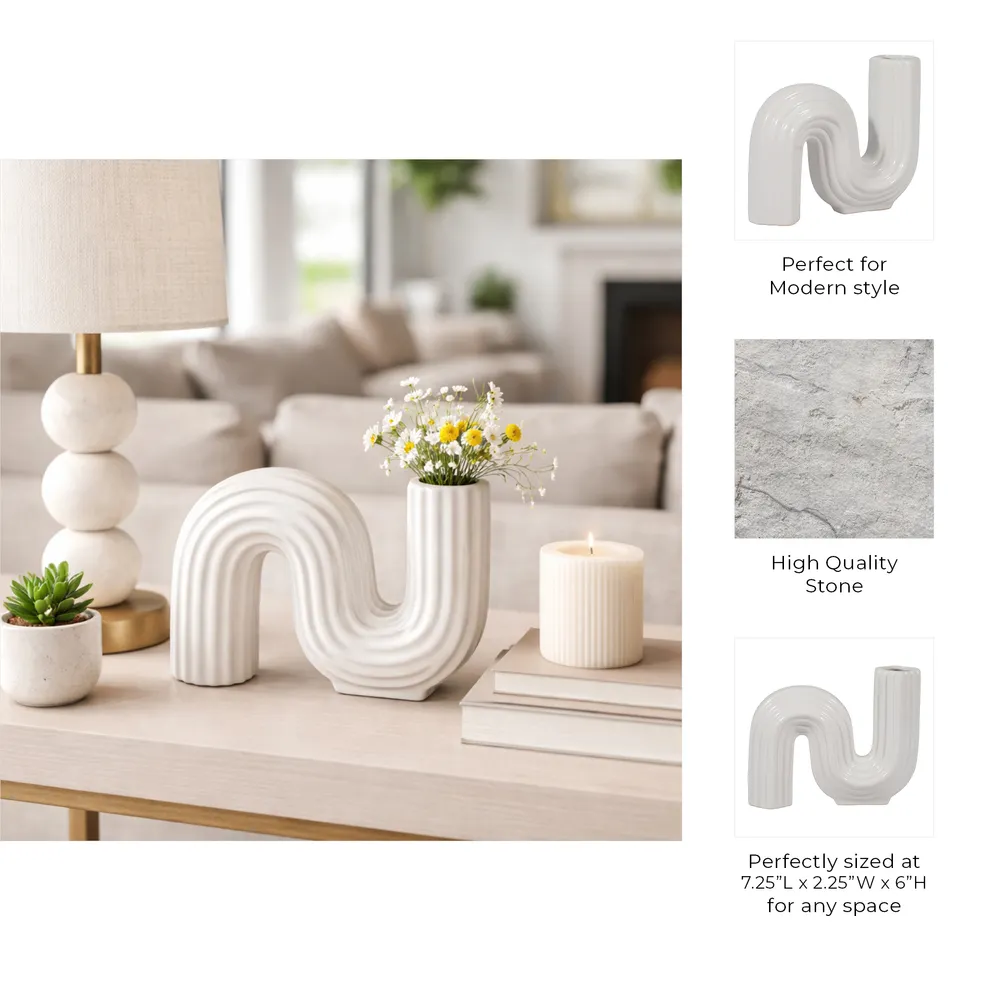 RAYMONDROSE WHITE VASE 6 (IN)